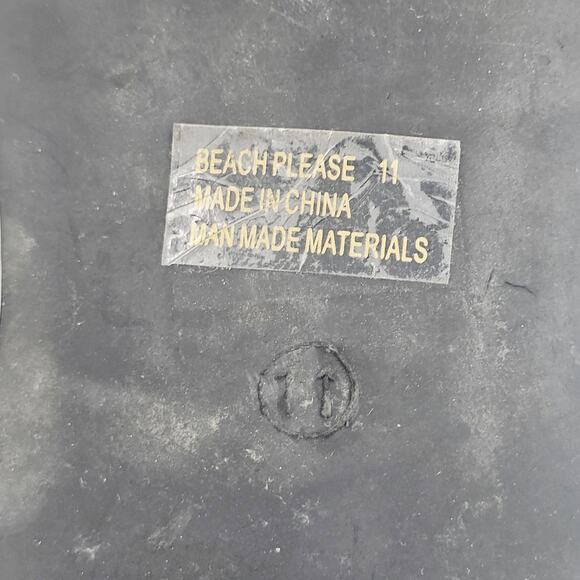 Corkys Hey Girl Beach Please Black Studded Slip-on Strappy Sandal Women's 11 - Picture 5 of 6